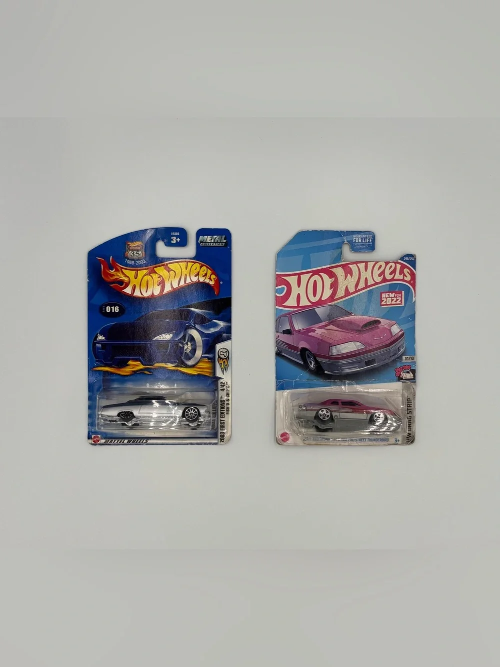 Retired Exclusive Hot Wheels 2003 First Editions Fish’D and Chip’D + Drag Strip